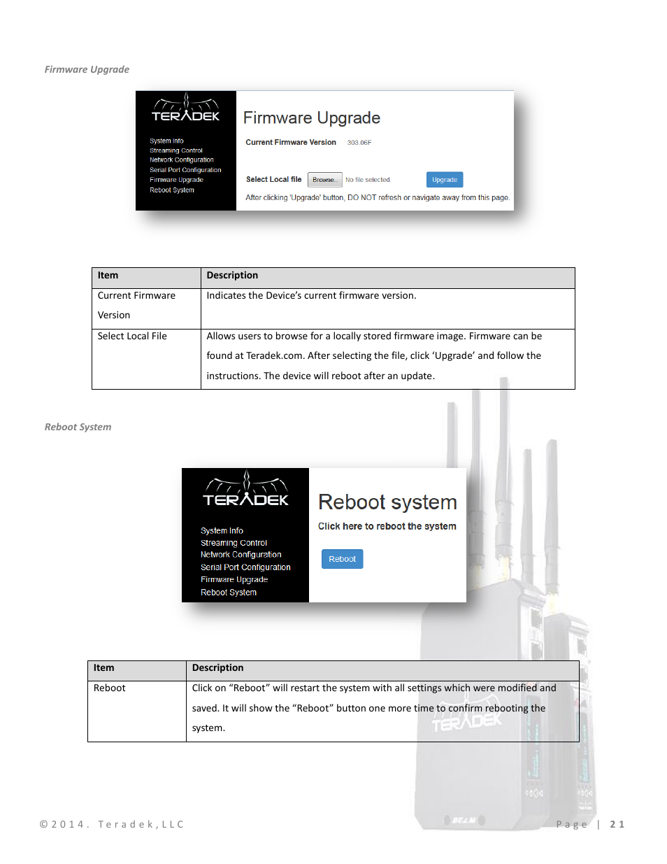 Teradek Beam User Manual | Page 23 / 29