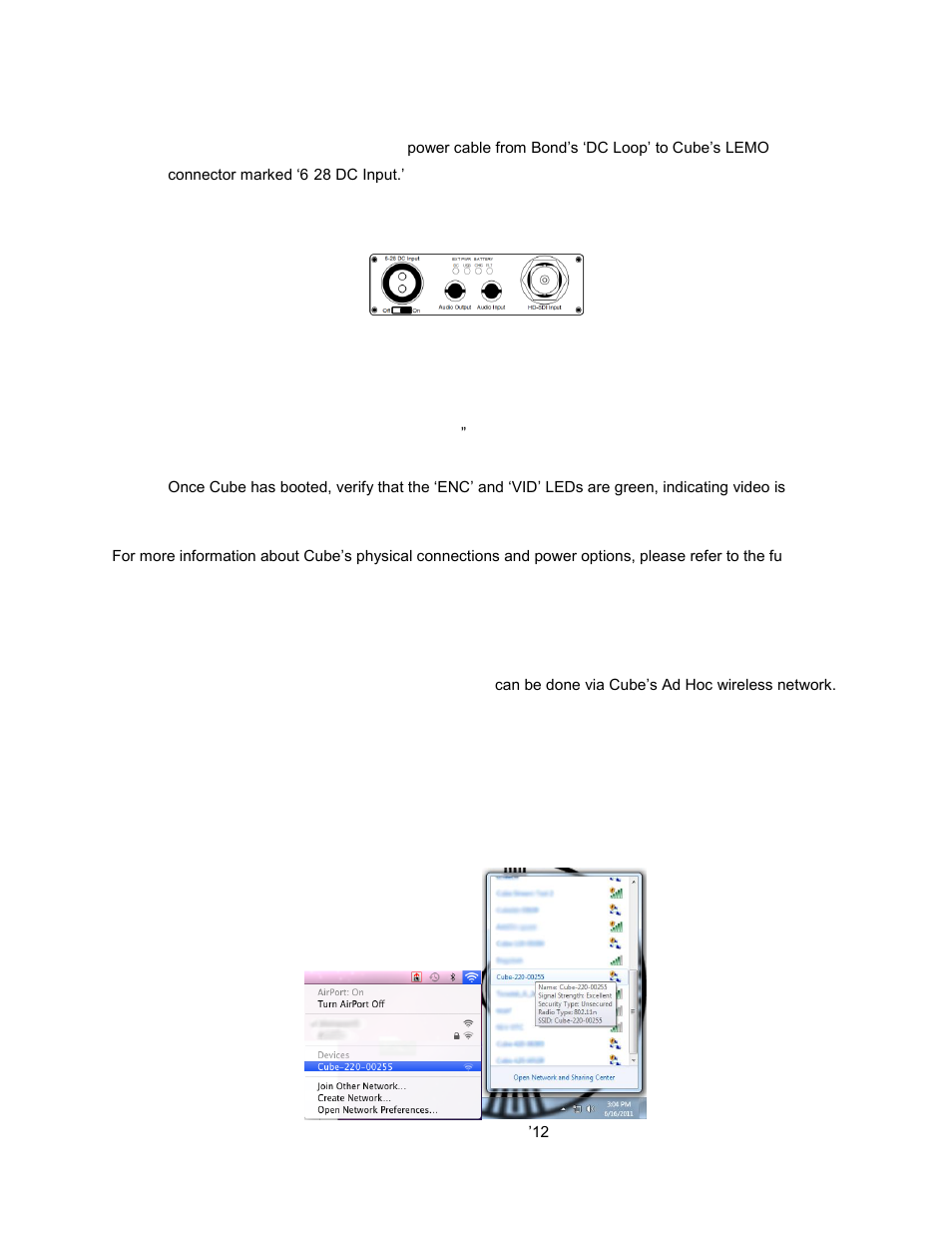 Connect to cube and bond | Teradek Bond User Manual | Page 3 / 13