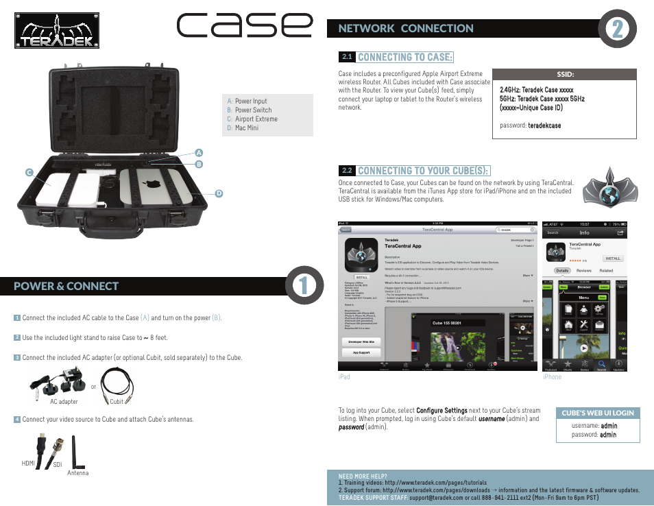 Teradek Case User Manual | 2 pages