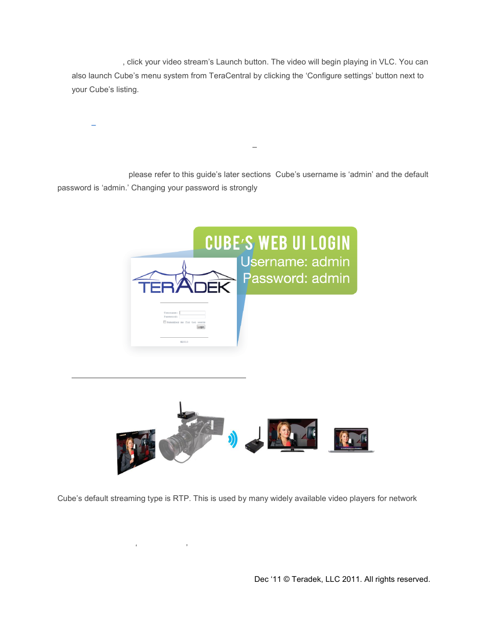 Encoder – pick your application, Local monitoring with computers and/or decoders | Teradek Cube Reference Guide User Manual | Page 10 / 40