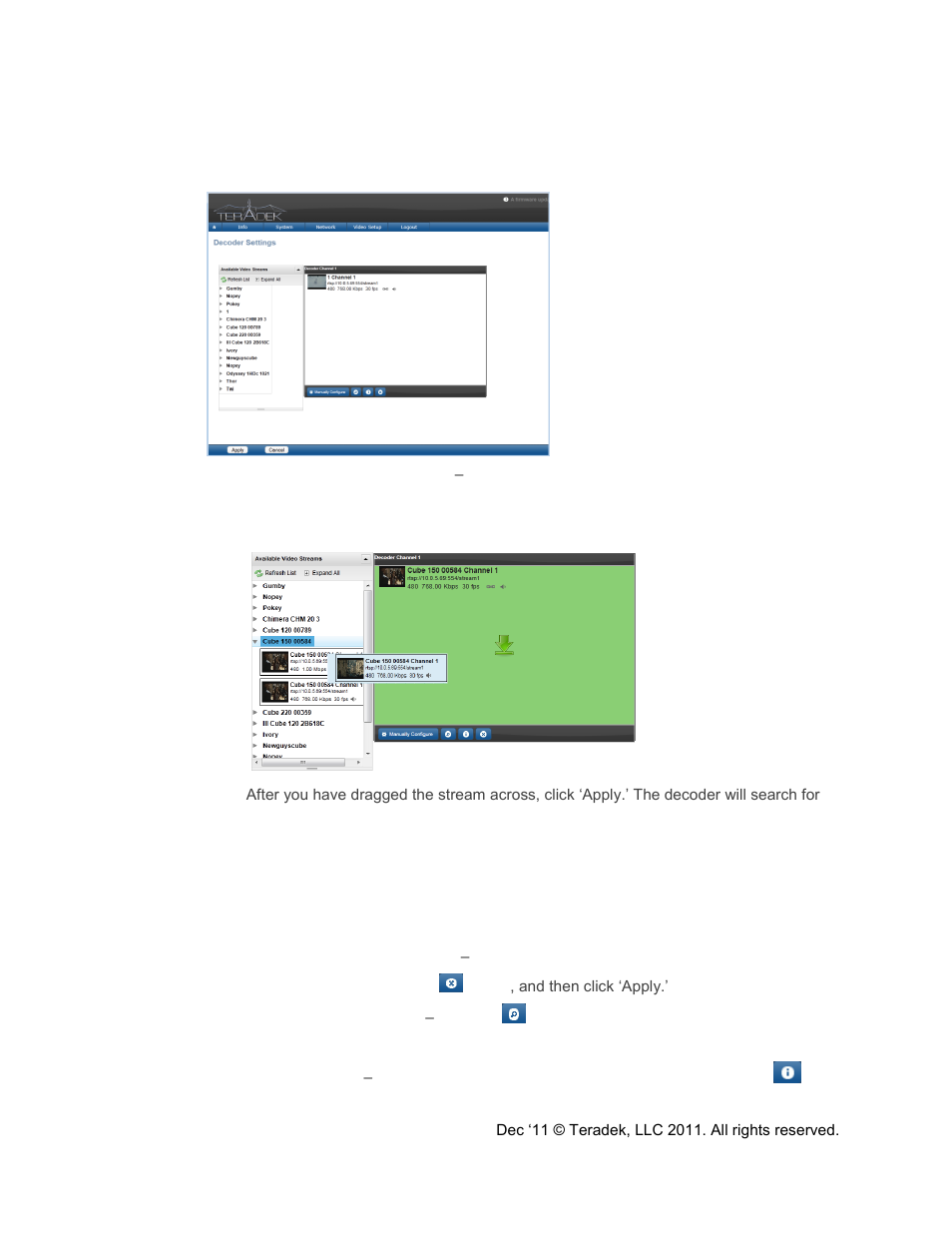 Teradek Cube Reference Guide User Manual | Page 25 / 40