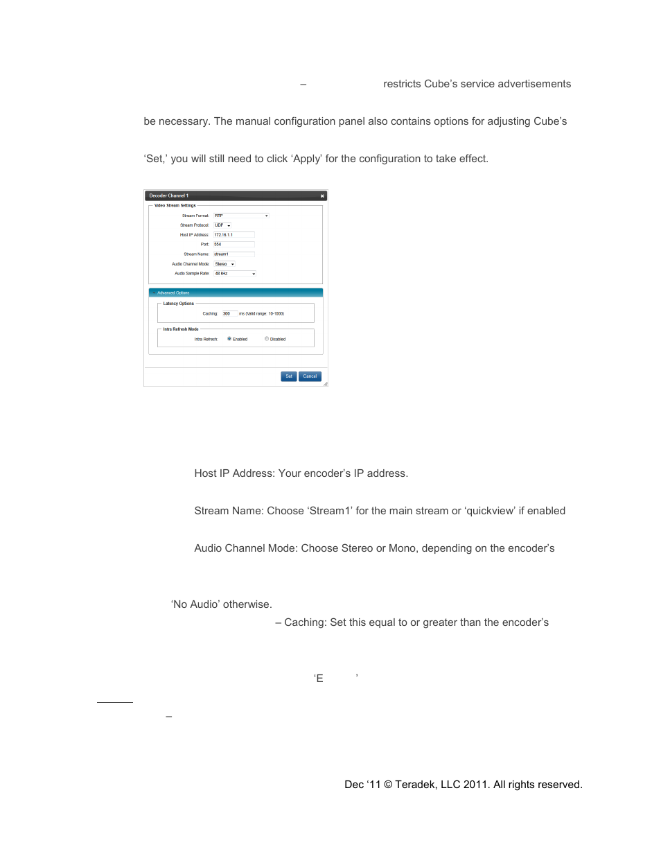 System | Teradek Cube Reference Guide User Manual | Page 26 / 40