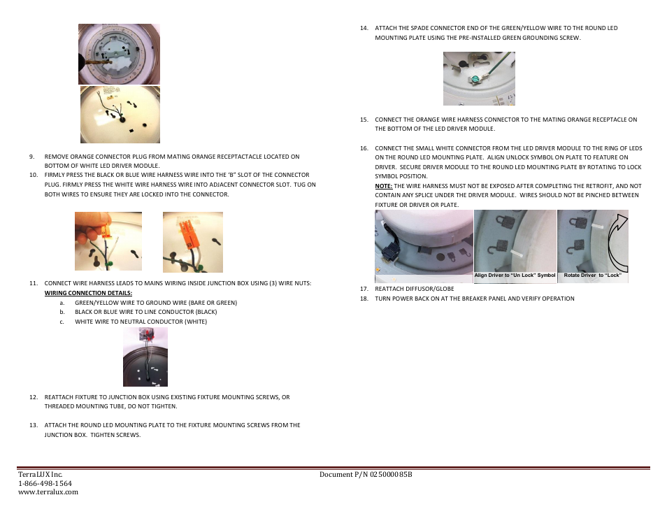 TERRALUX SR8 Install User Manual | Page 2 / 3
