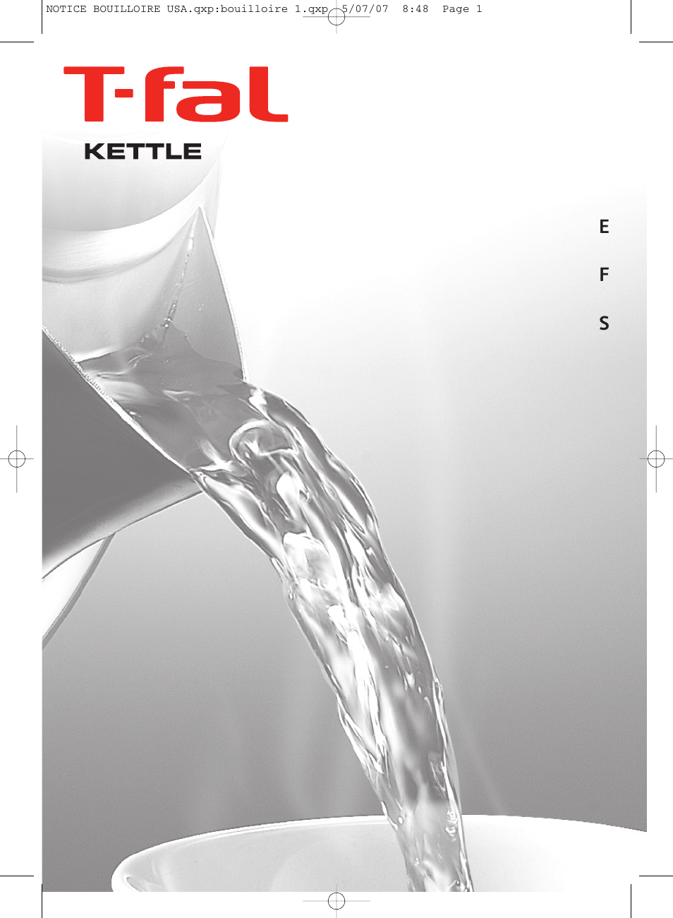 T-Fal Vitesses User Manual | 22 pages