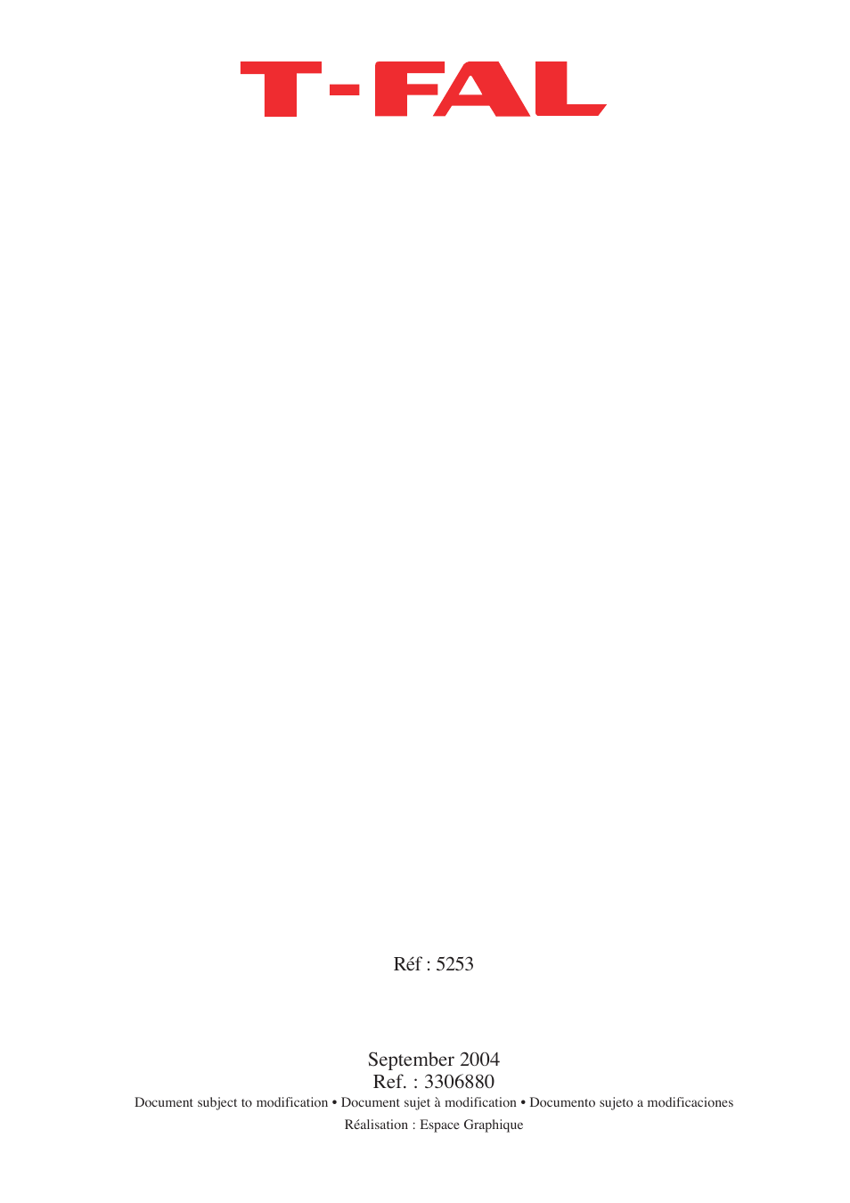 T-Fal Avante Elite Convection User Manual | 48 pages