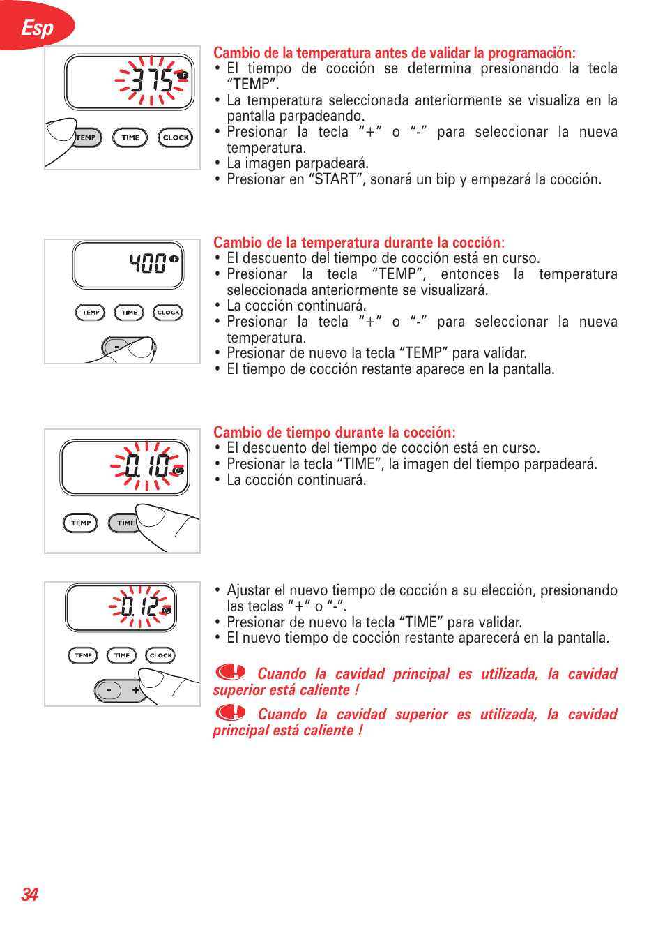 T-Fal Avante Elite Convection User Manual | Page 37 / 48