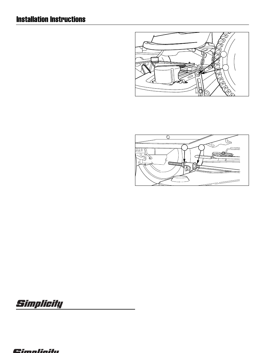 Installation instructions, Roller bar mower kit | Briggs & Stratton 1687079 User Manual | Page 6 / 6