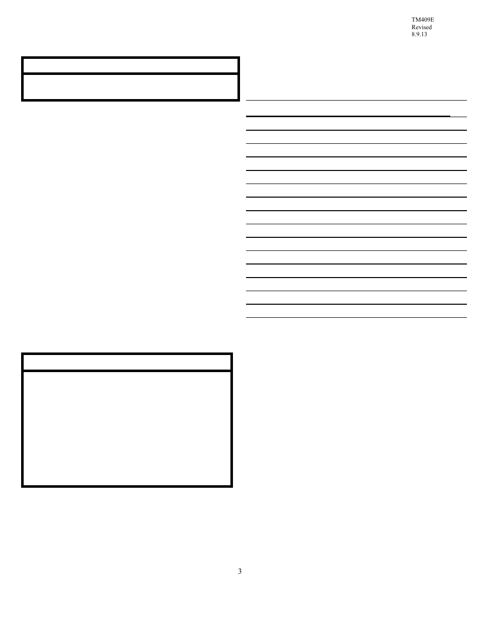 Trail Master Suspension TM409E 2005– 2012 FORD F-250/F-350 4WD 2 1/2 SPACER KIT User Manual | Page 3 / 8