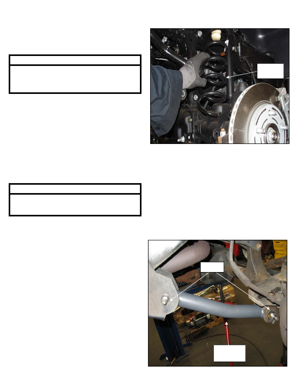 Prepare to install front suspension, Install front suspension | Trail Master Suspension TM3440-20013 JEEP WRANGLER (TJ) 4 SPRING KIT User Manual | Page 4 / 12