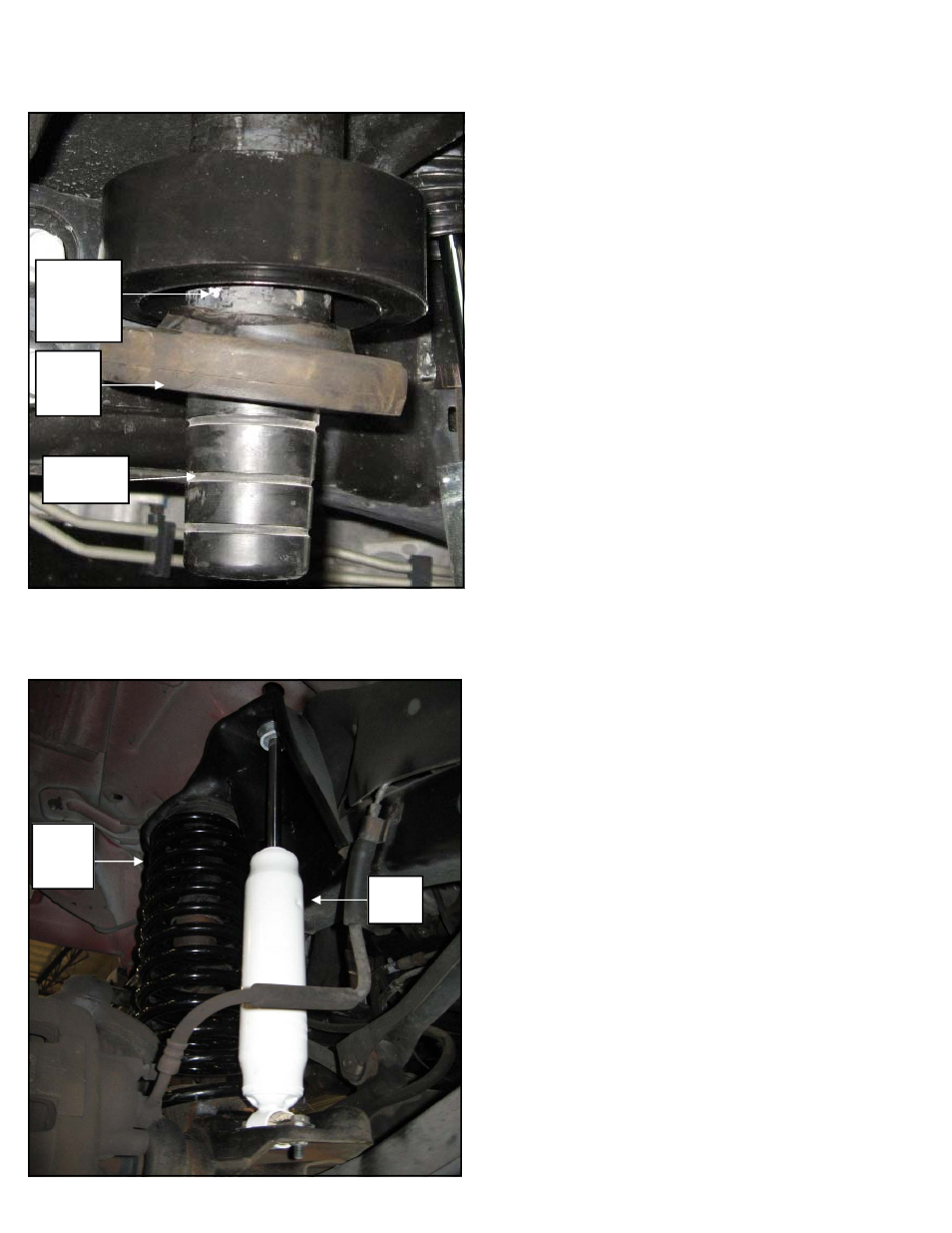 Prepare to install rear | Trail Master Suspension TM3420-20013 JEEP WRANGLER (TJ) 2 POLY SPACER KIT User Manual | Page 5 / 10