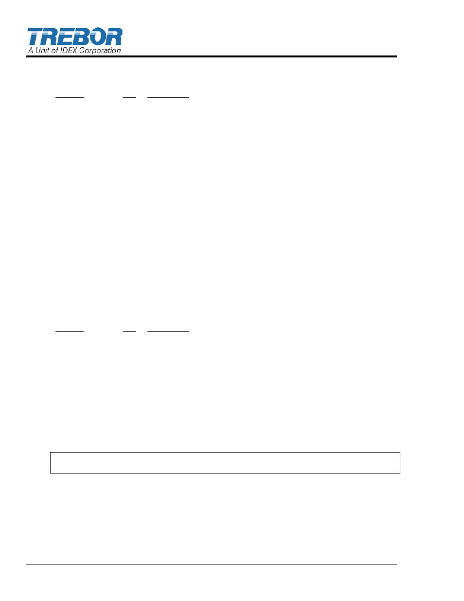 2 recommended spare parts, 3 tools | Trebor 55D EVOLVE User Manual | Page 14 / 27