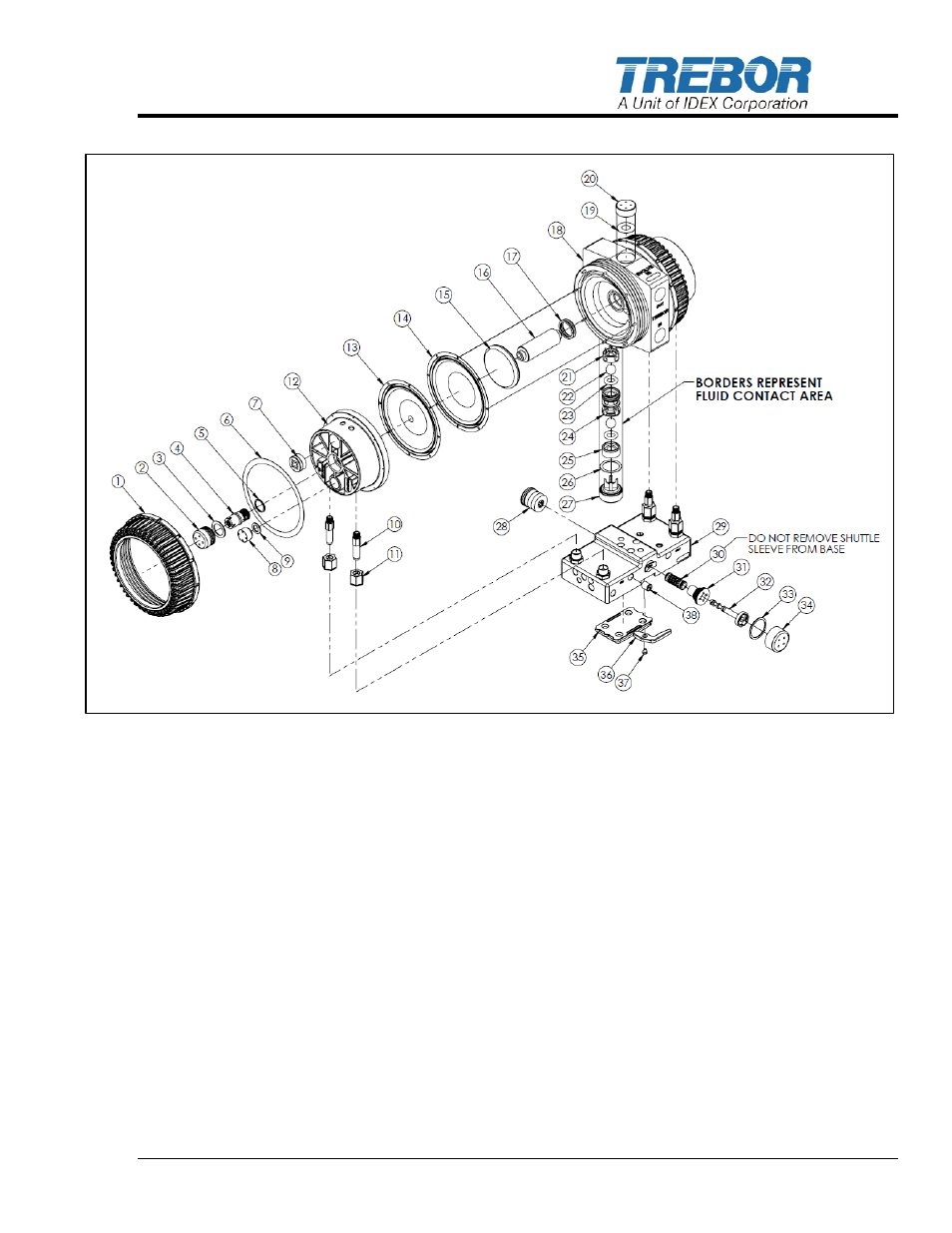 4 parts illustration | Trebor 55D EVOLVE User Manual | Page 15 / 27