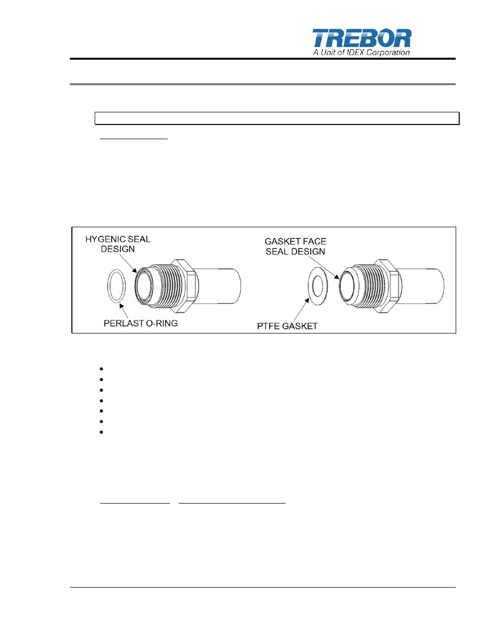 2 options, 1 fluid port connection options, 2 fluid fittings / surge suppressor connection | 2options | Trebor 55D EVOLVE User Manual | Page 7 / 27