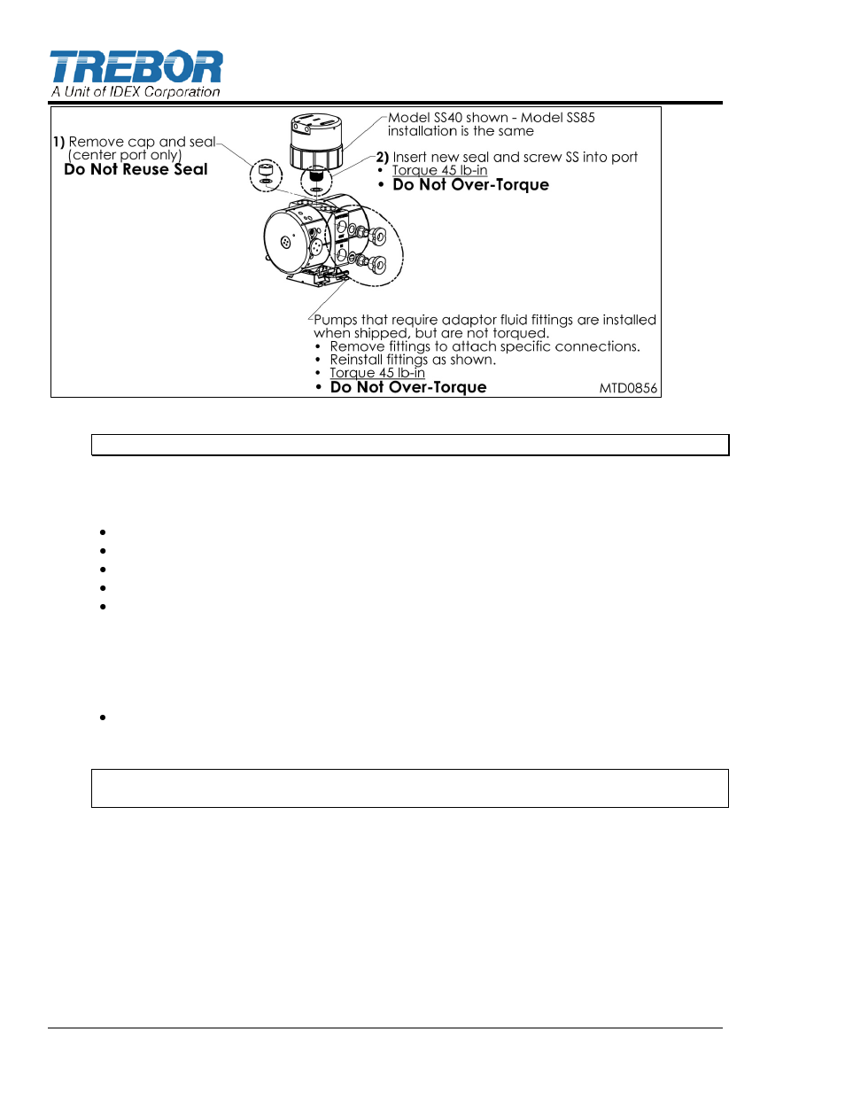 3 optional leak sensing, A installation, B sensor signal specifications | Trebor 55D EVOLVE User Manual | Page 8 / 27