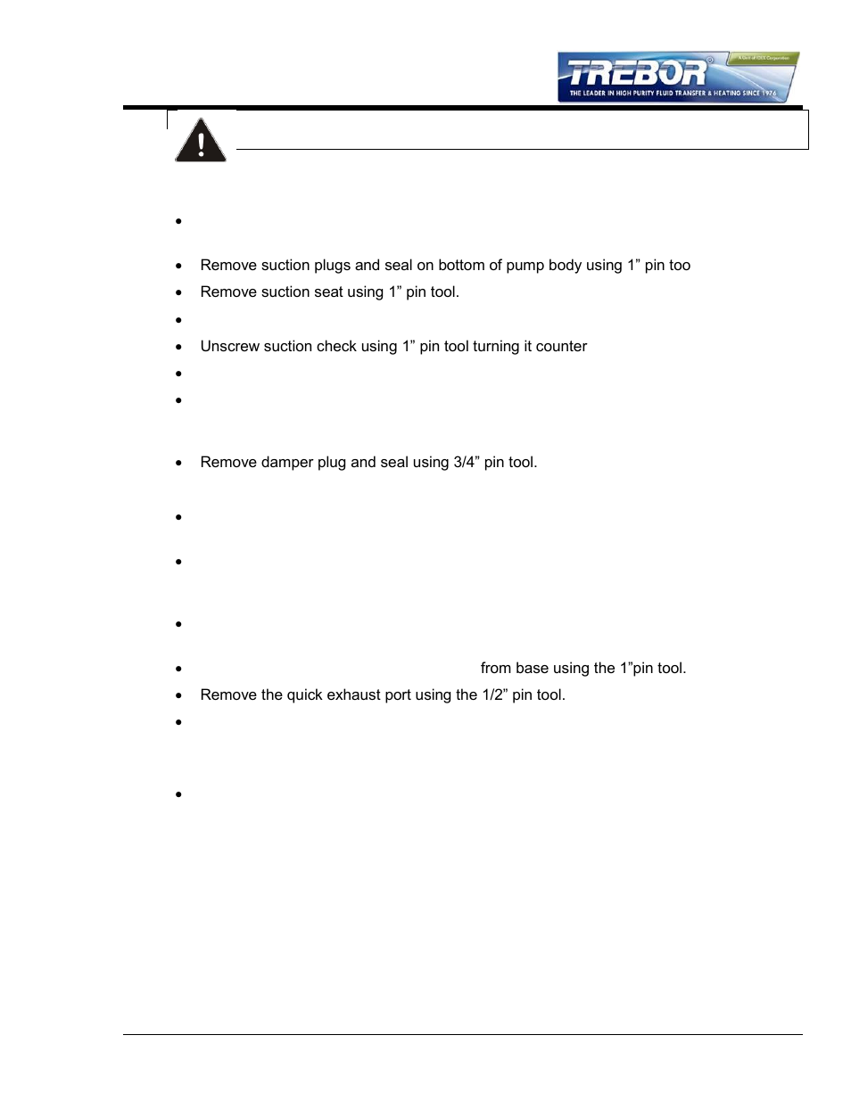 8 assembly | Trebor 55E EVOLVE User Manual | Page 19 / 28