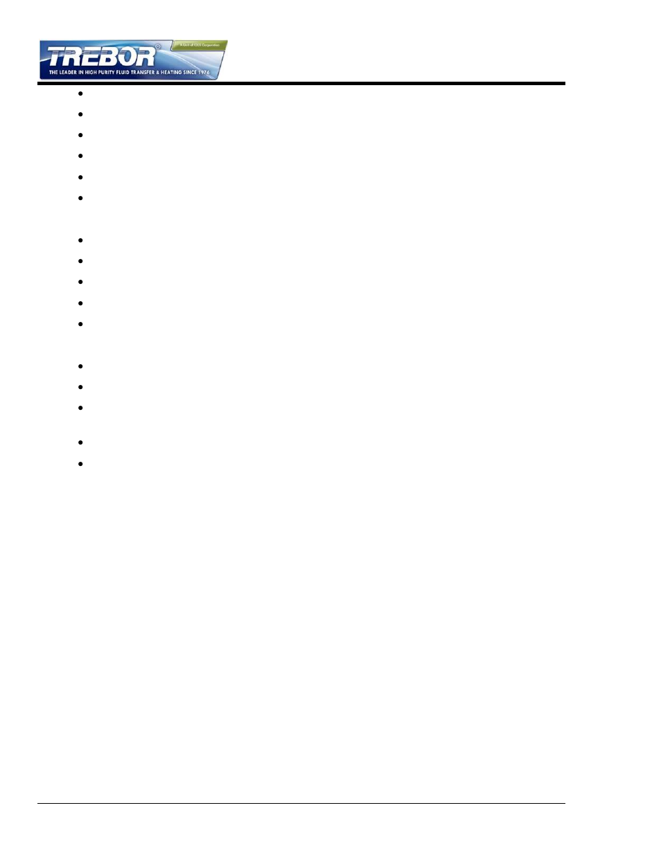 Trebor 55E EVOLVE User Manual | Page 24 / 28