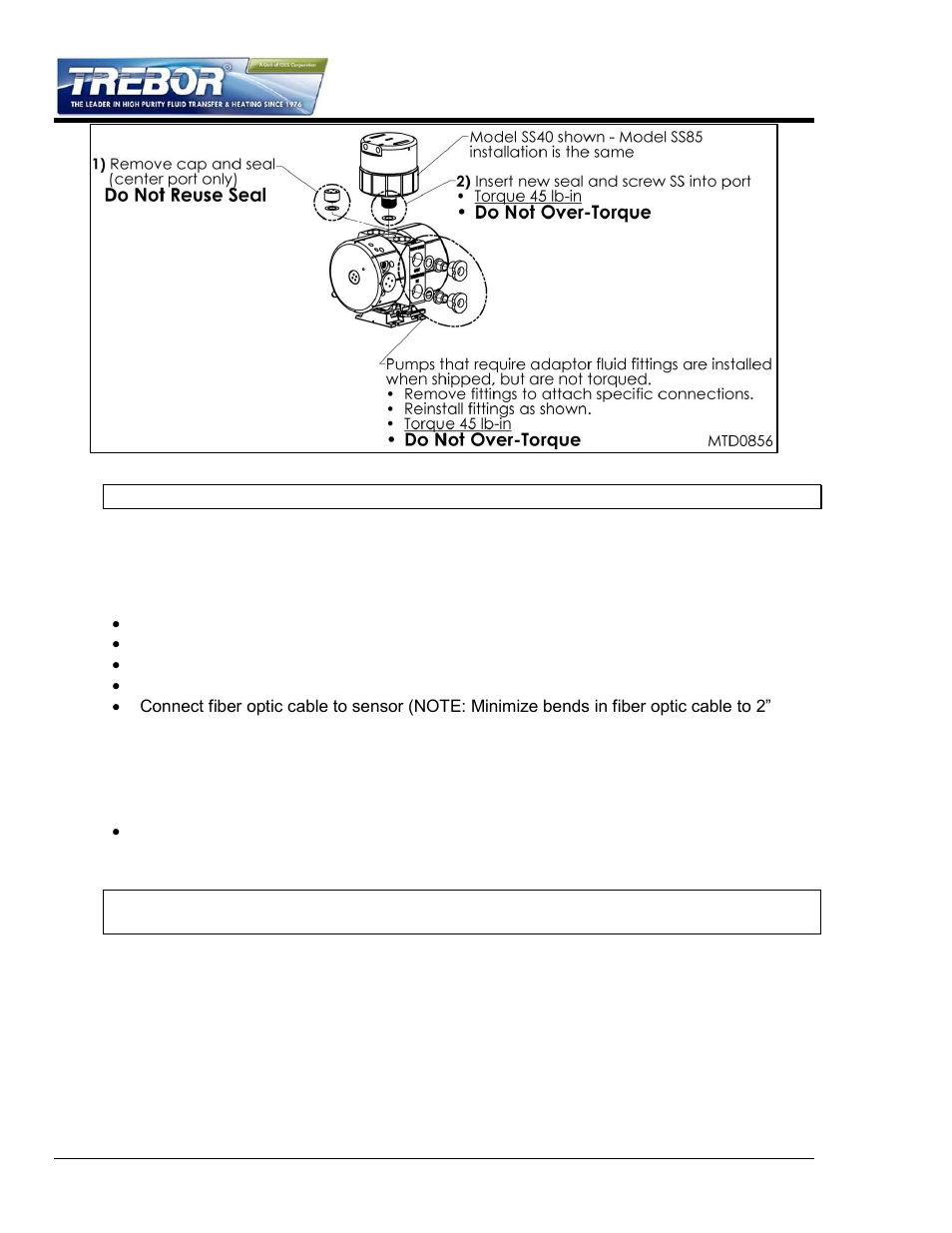 3 optional leak sensing | Trebor 55E EVOLVE User Manual | Page 8 / 28