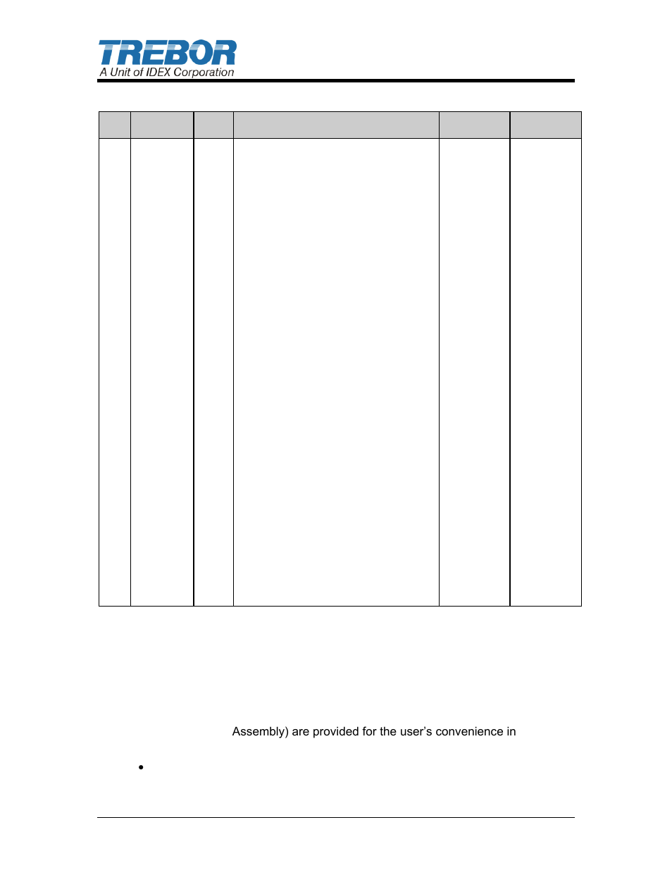 5 parts list, 6 clean-up, 7 disassembly | Trebor 610NM Magnum User Manual | Page 14 / 22