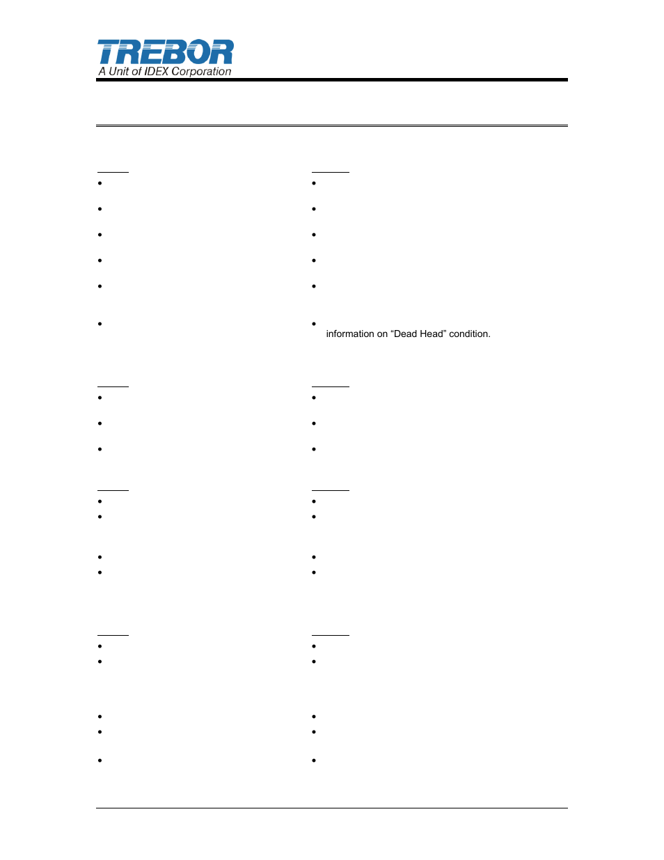 5troubleshooting | Trebor 610NM Magnum User Manual | Page 20 / 22