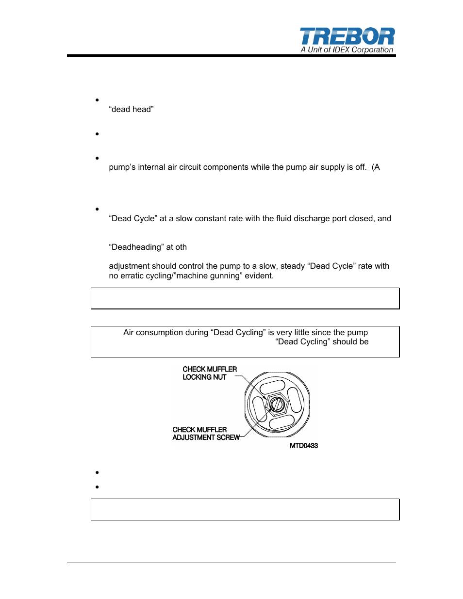 4 check muffler operation | Trebor 610NM Magnum User Manual | Page 5 / 22