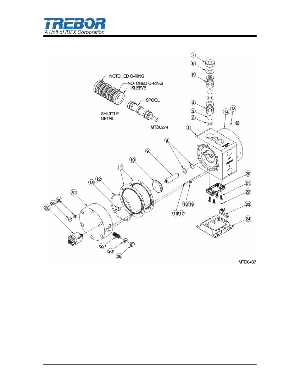 4 parts illustration | Trebor 610R Magnum User Manual | Page 14 / 24