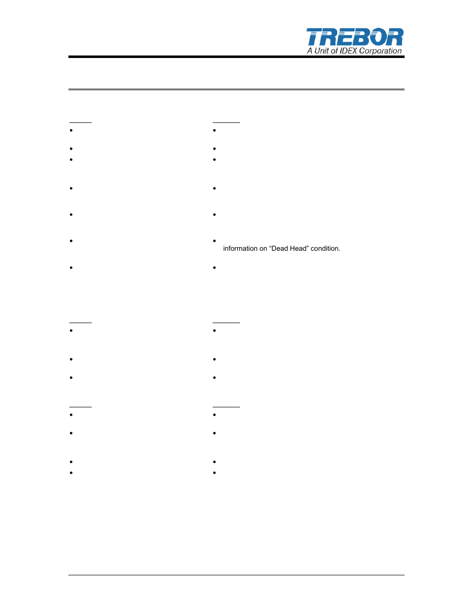5troubleshooting | Trebor 610R Magnum User Manual | Page 21 / 24