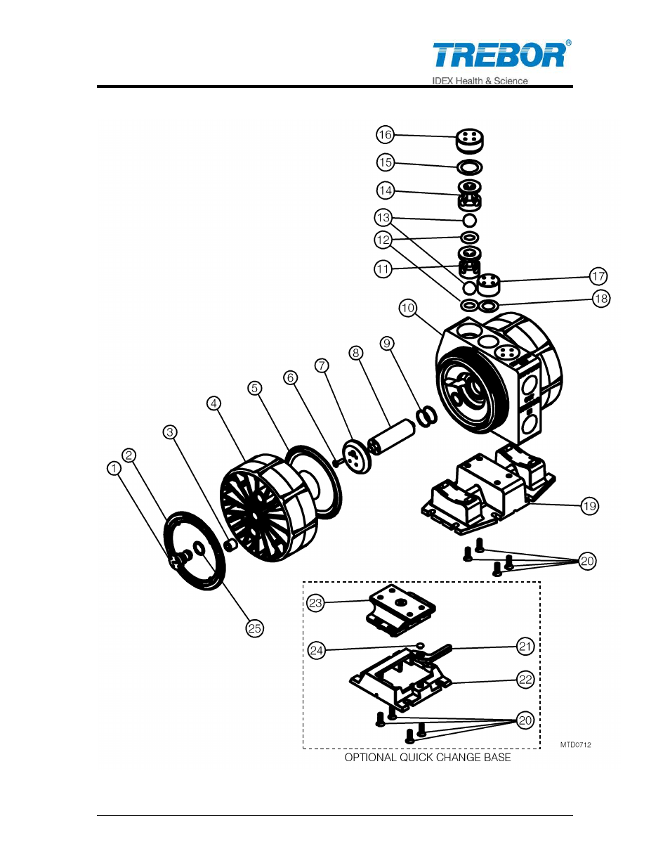 4 parts illustration | Trebor 620E Magnum User Manual | Page 19 / 29