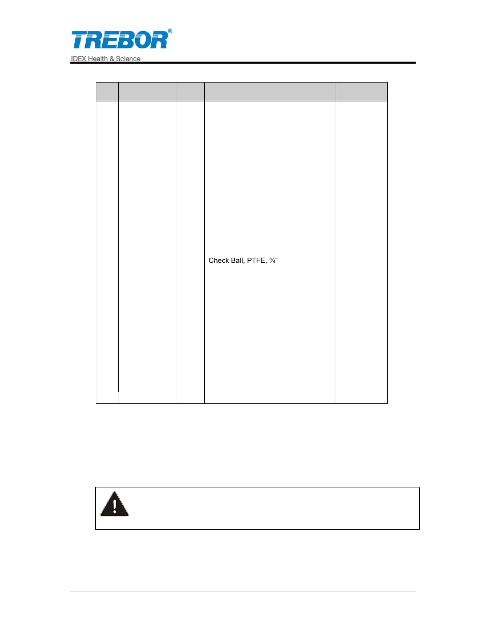 5 parts list, 6 decontamination clean-up | Trebor 620E Magnum User Manual | Page 20 / 29