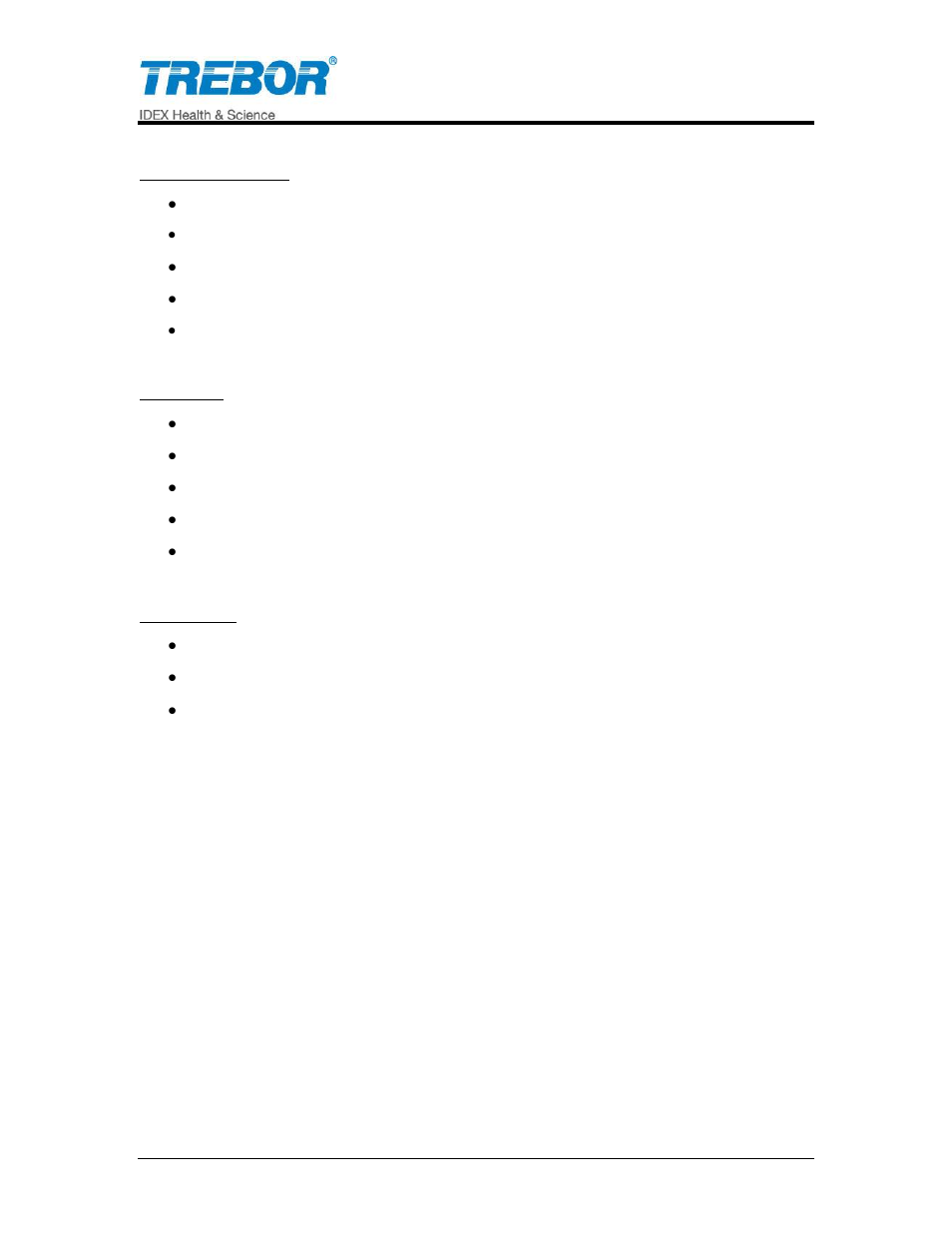 Trebor 620E Magnum User Manual | Page 26 / 29