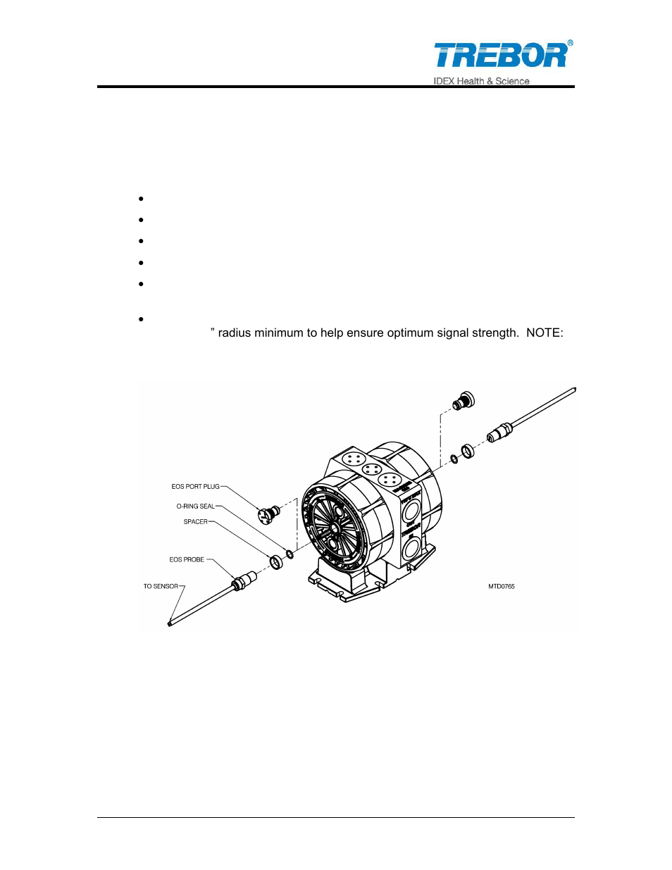 3 end of stroke (eos) assembly installation | Trebor 620E Magnum User Manual | Page 7 / 29