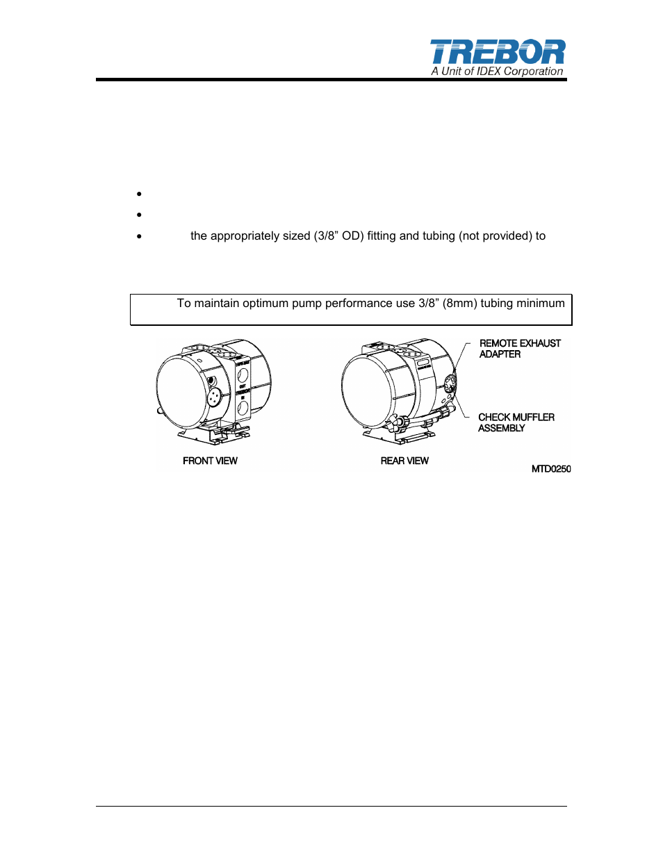 4 remote exhaust hook-up | Trebor 620R Magnum User Manual | Page 7 / 28