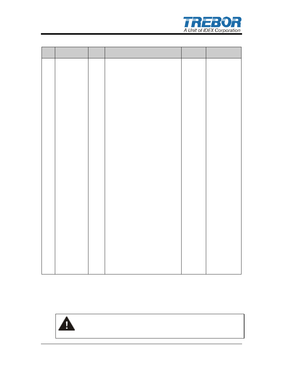 5 parts list, 6 clean-up | Trebor 50D Maxim User Manual | Page 15 / 25