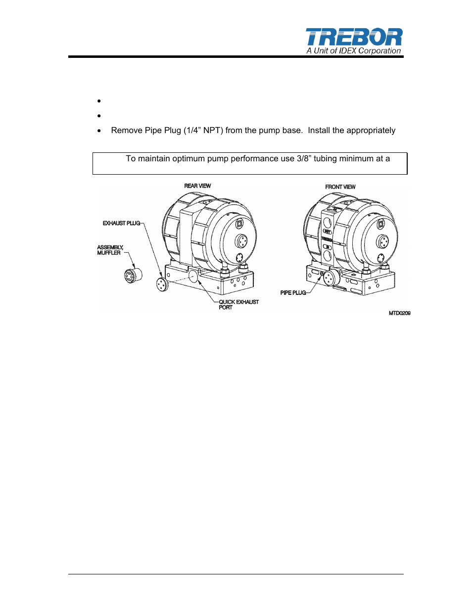 3 remote exhaust hook-up | Trebor 50D Maxim User Manual | Page 5 / 25