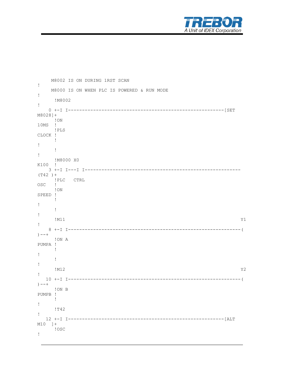 10 maxim pump ladder logic control example | Trebor 50U Maxim User Manual | Page 23 / 33