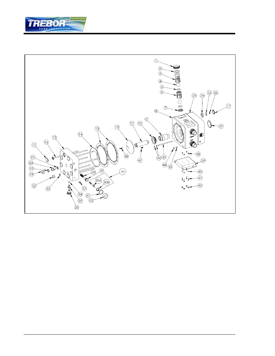 Parts illustration, 4 parts illustration | Trebor 120D Mega User Manual | Page 14 / 28