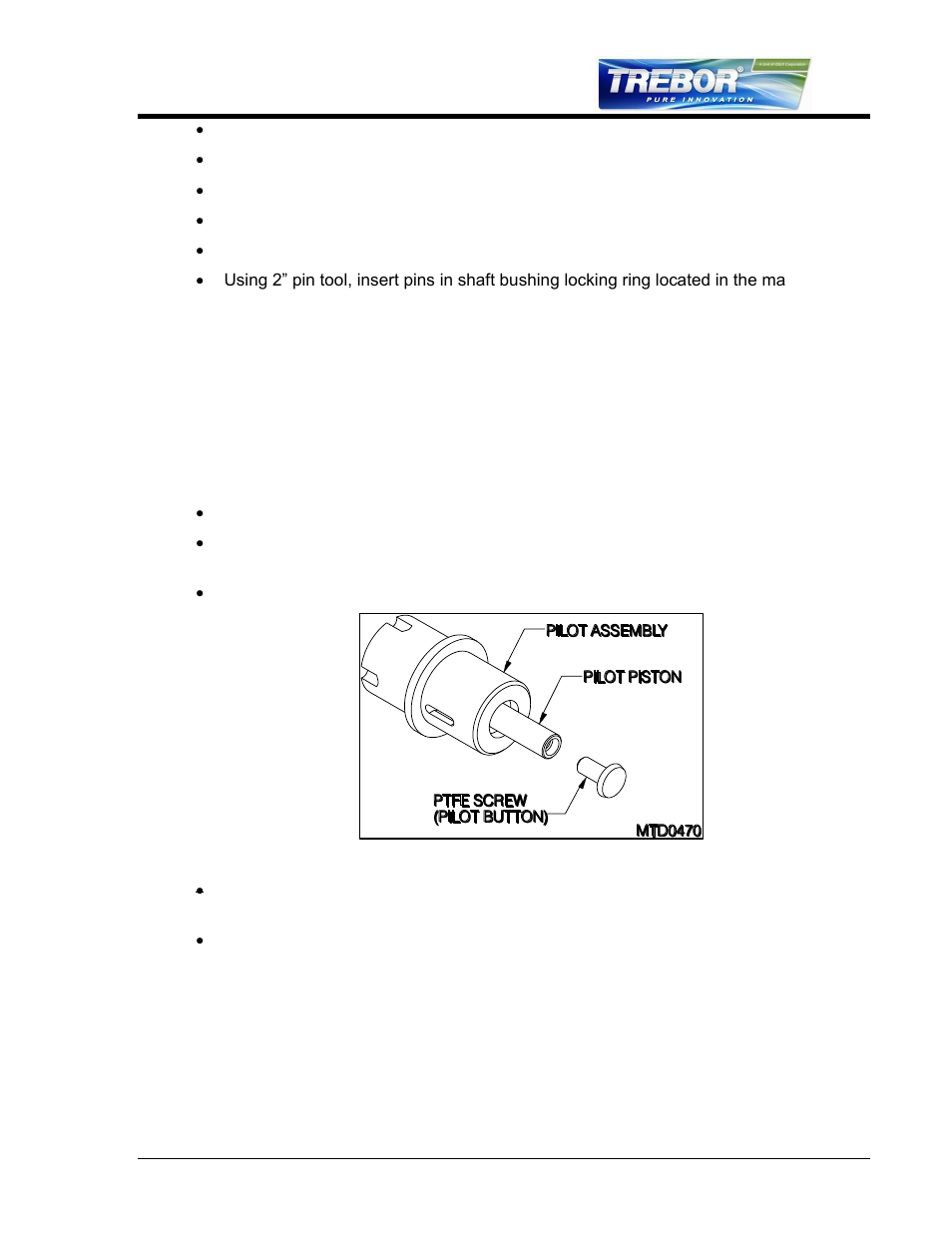 Assembly, Pilot valve (both heads), 8 assembly | Trebor 120D Mega User Manual | Page 17 / 28