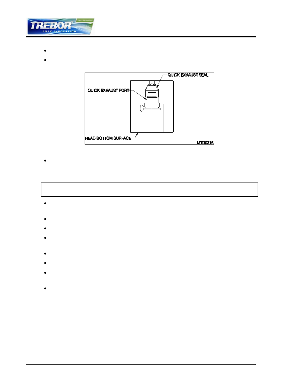 Quick exhaust (both heads), Body assembly | Trebor 120D Mega User Manual | Page 20 / 28