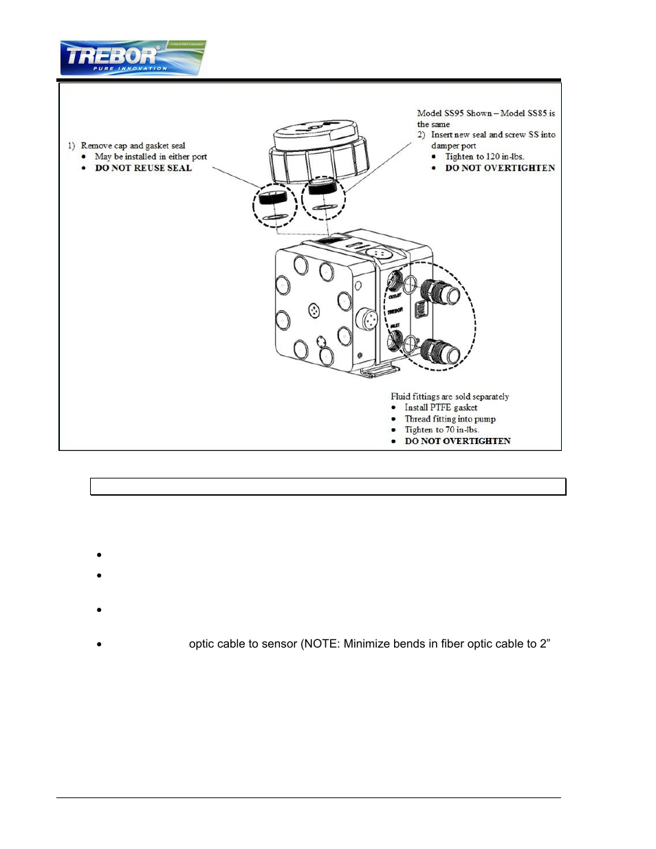 Optional leak sensing, Installation, 3 optional leak sensing | Trebor 120D Mega User Manual | Page 6 / 28