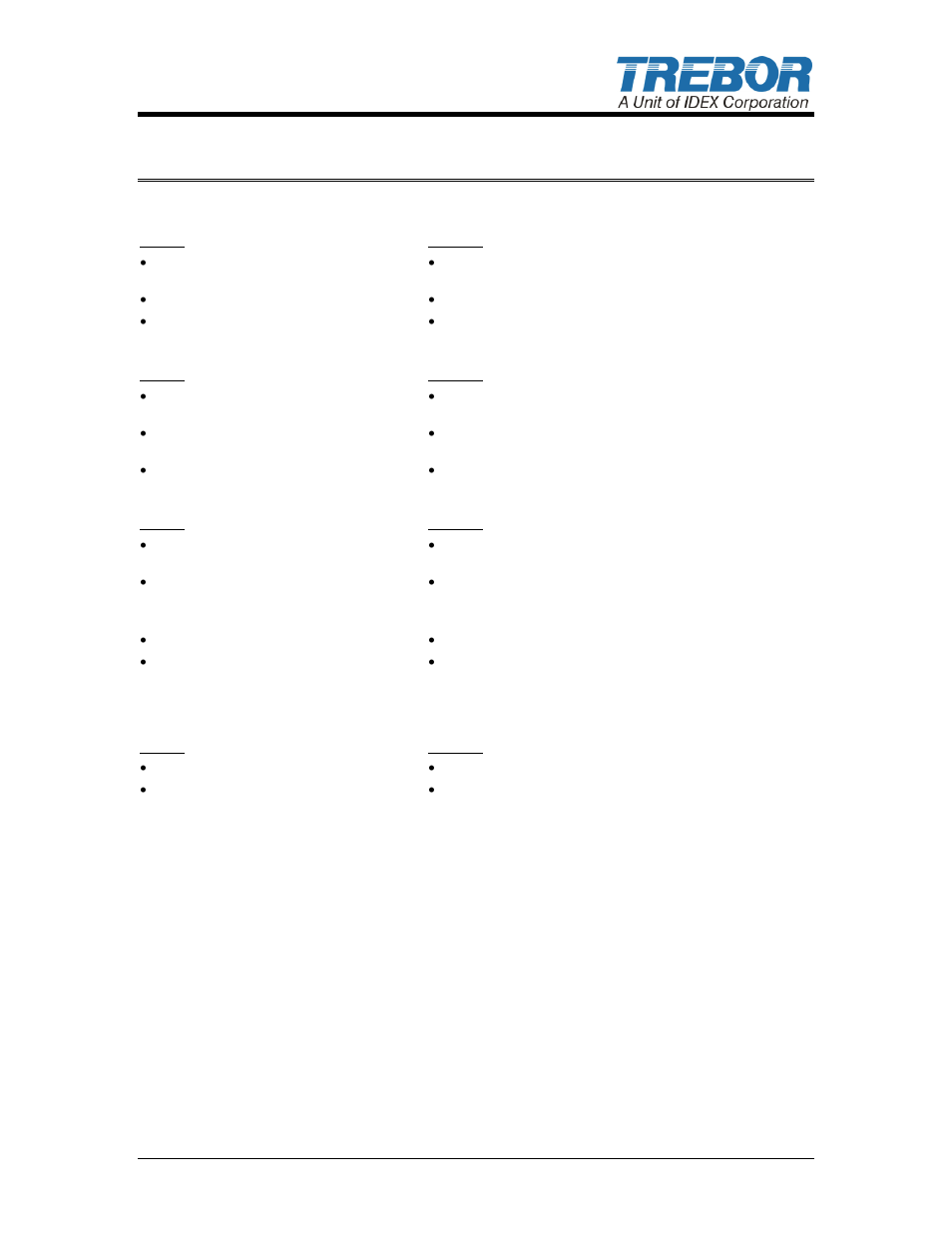 5troubleshooting | Trebor 110E User Manual | Page 21 / 23