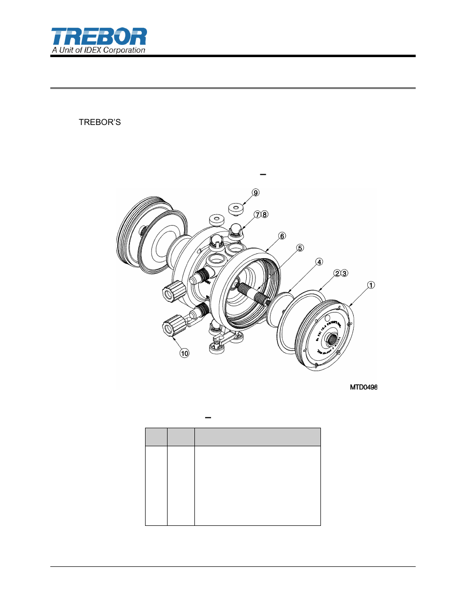 6inspection and maintenance, 1 maintenance, 2 part reference illustration – p20 | 3 part reference list – p20 | Trebor 20 PURUS User Manual | Page 10 / 12