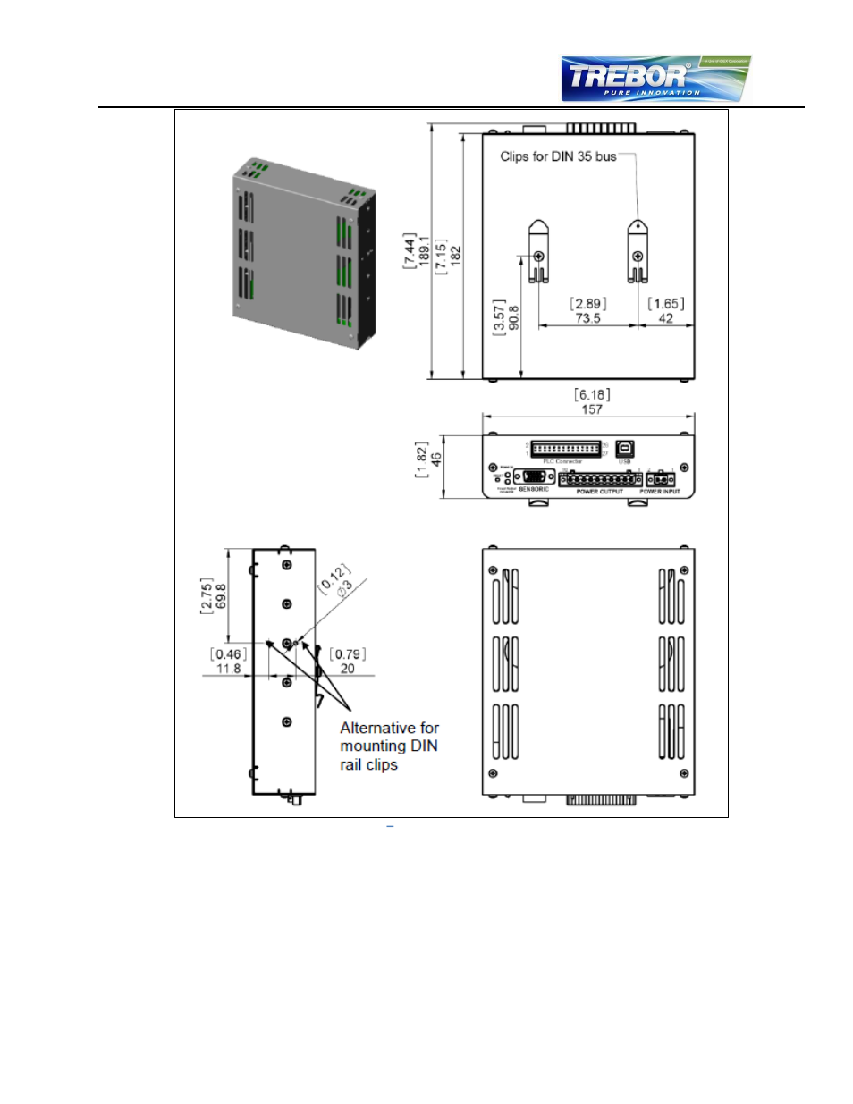 Air cooling module, 6 air cooling module | Trebor REV6 User Manual | Page 13 / 34