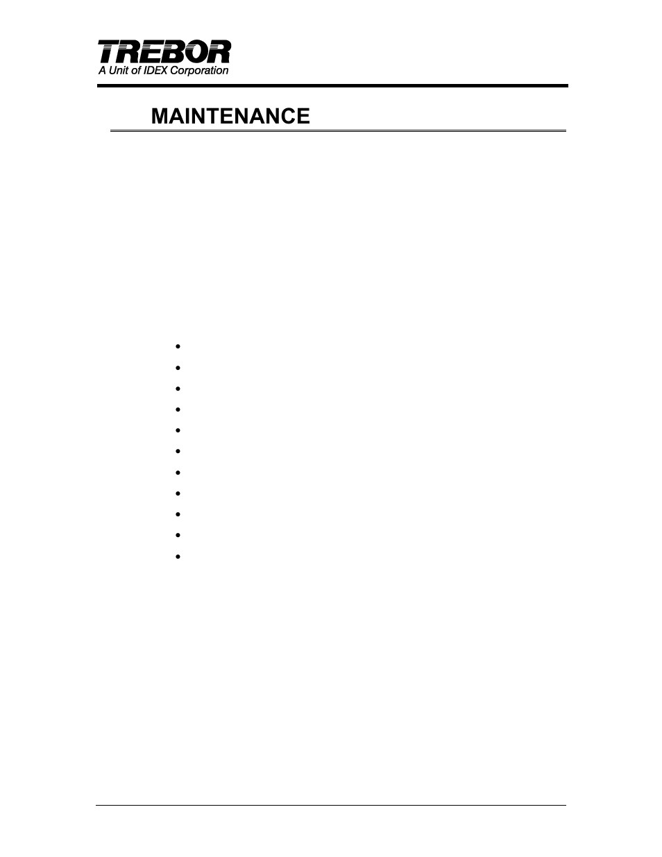 5maintenance | Trebor IQ Chemical Heater User Manual | Page 14 / 22