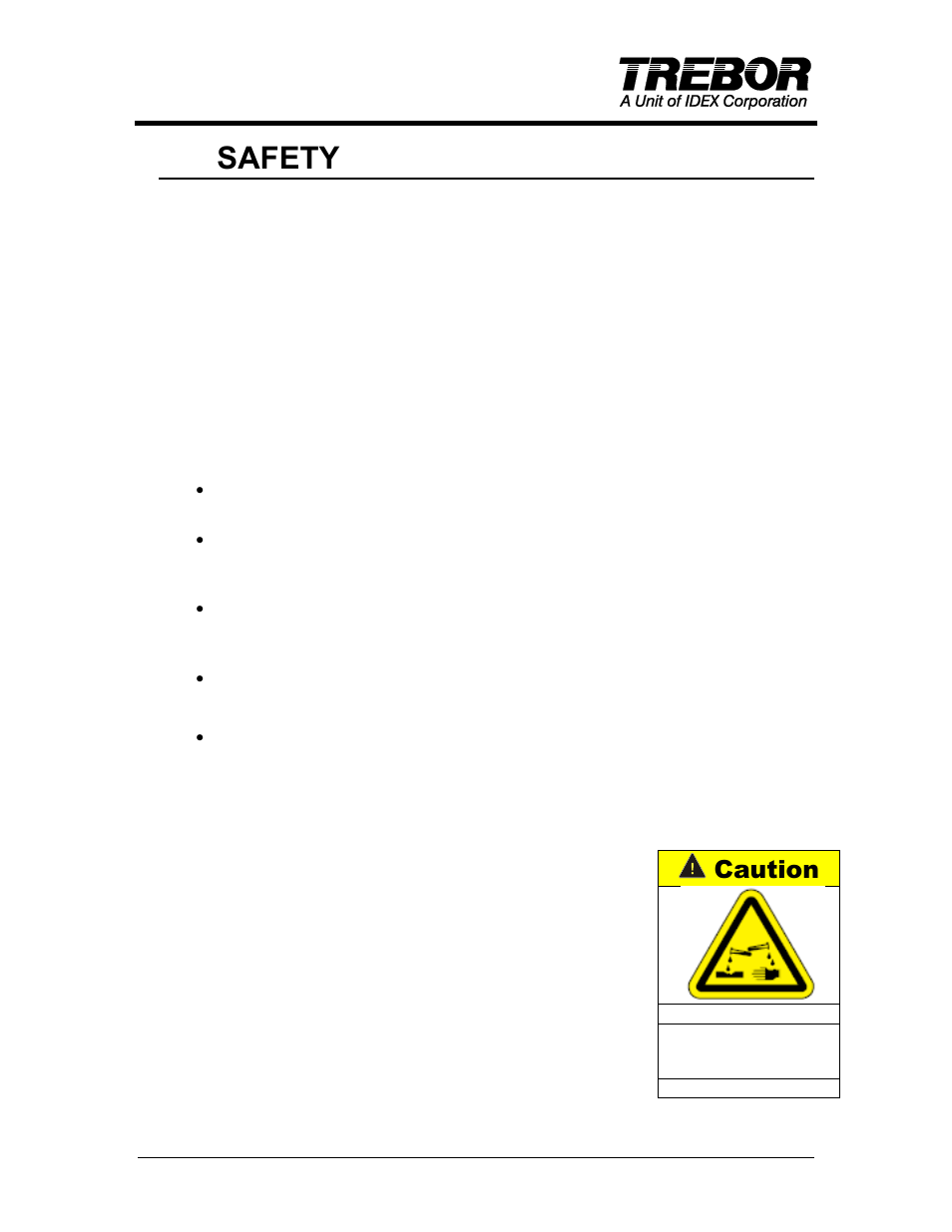 2safety, Caution | Trebor IQ Chemical Heater User Manual | Page 5 / 22