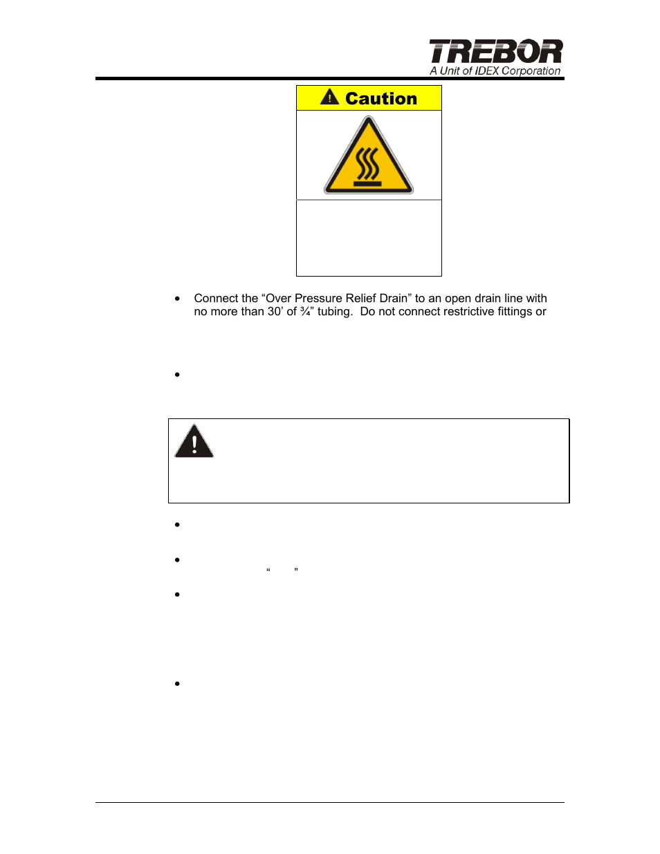 Caution | Trebor Q-Series Di Water Heater User Manual | Page 11 / 31
