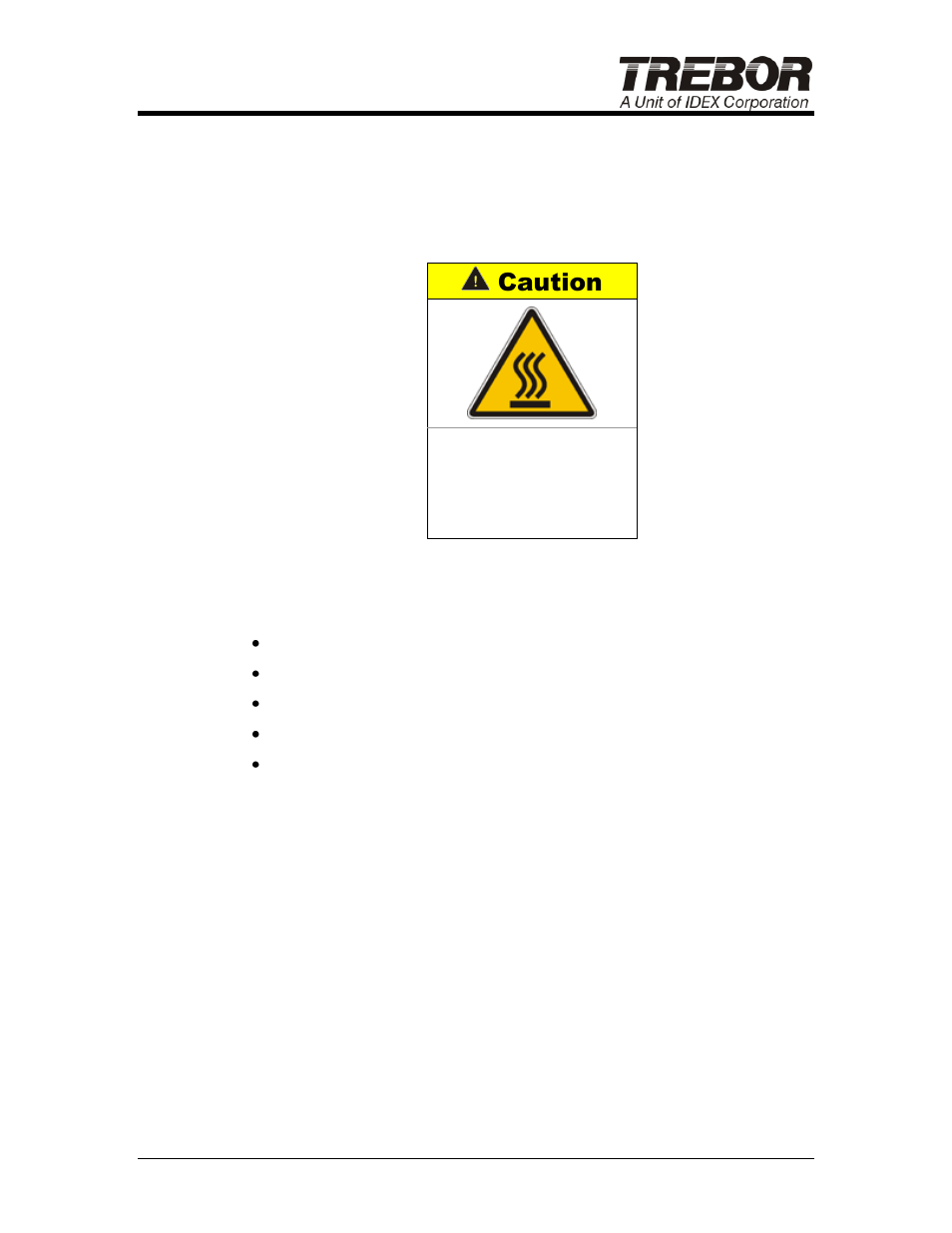Caution, 2 equipment safety, 3 emergency off (emo) | Trebor Quantum Series Di Water Heater User Manual | Page 7 / 41
