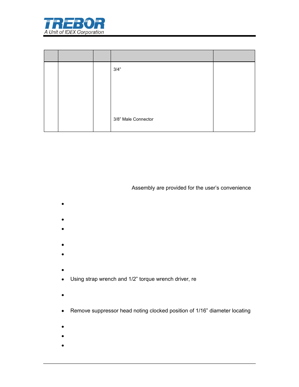 4 parts list, 5 clean-up, 6 disassembly | Trebor SS40LX-A Series Surge Suppressor User Manual | Page 6 / 8