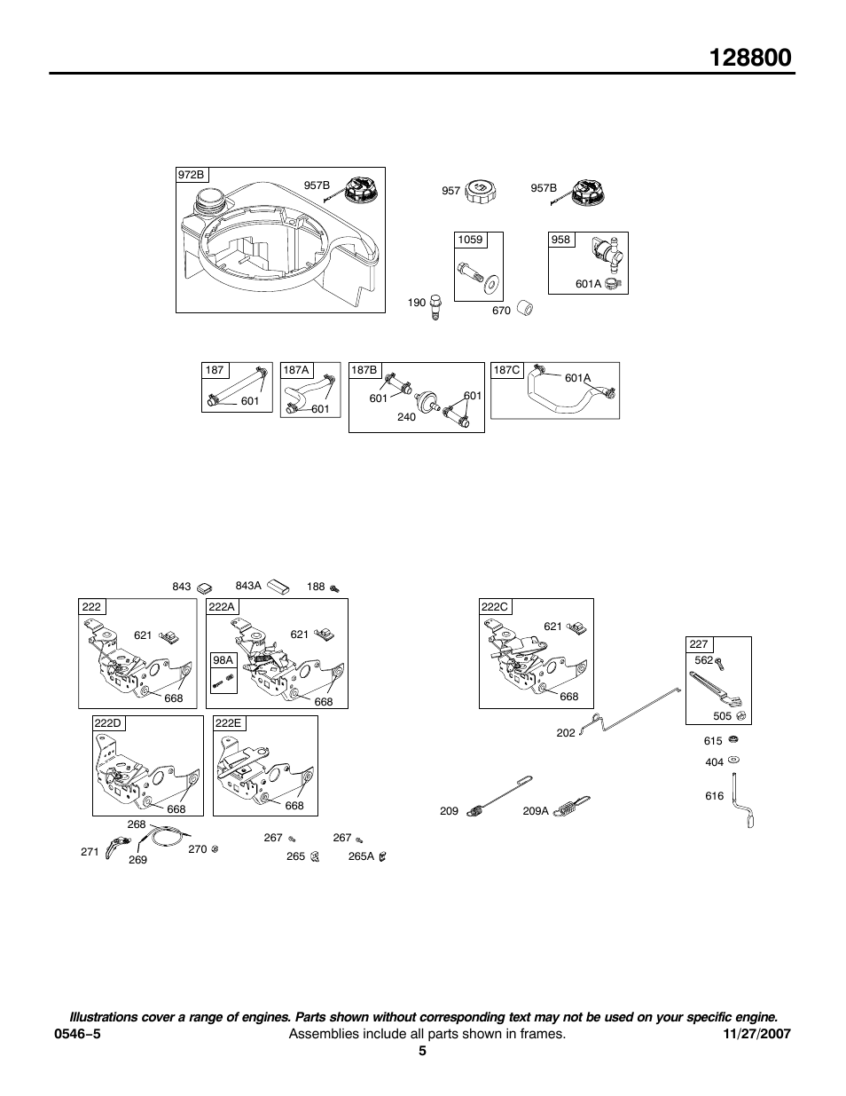 Briggs & Stratton 128800 User Manual | Page 5 / 20