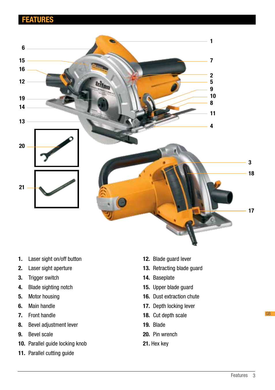 Features | Triton TA184CSL User Manual | Page 3 / 92