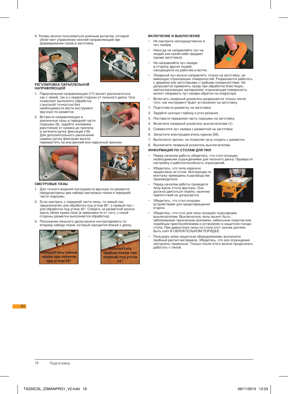 Triton TA 235CSL User Manual | Page 19 / 72