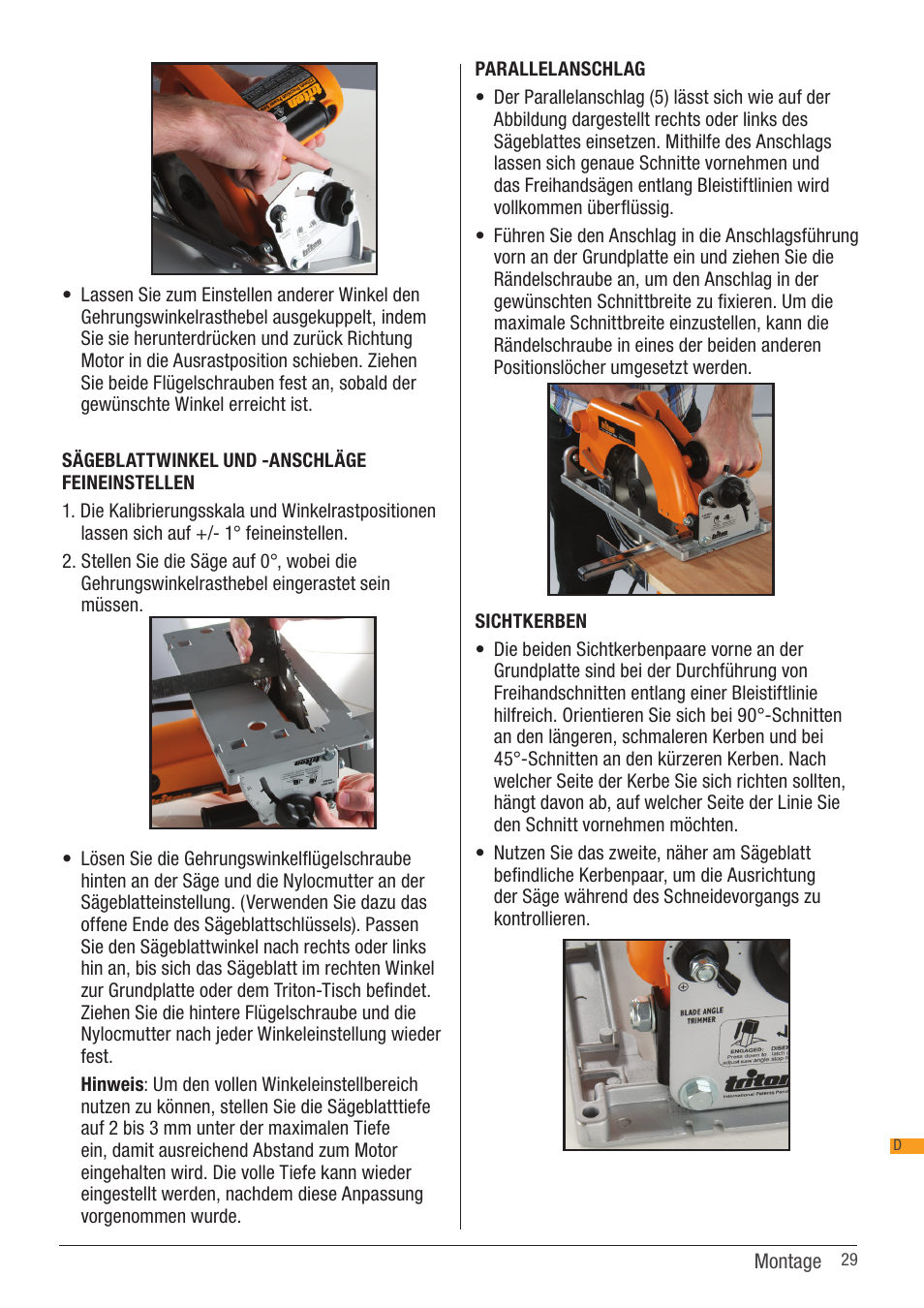 Triton TSA 001 User Manual | Page 29 / 48